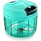 Ganesh Chopper Vegetable Cutter, Pool Green (725 ml)