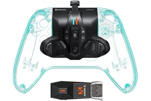 BIGBIG WON Paddel für Xbox Series X|S Controller, 4 Remapping-Tasten, Turbo-Einstellung, Vibrationsanpassung, Makroaufnahme, Stunden Batterielebensdauer, Zurück Taste kompatibel mit Xbox, Switch