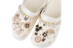 ZOEWEI Schuh Charms, 18 Stück Schuhanstecker, DIY Shoe Charm Abnehmbare Schuh Zubehör für Hausschuhe und Sandalen, Clog-Dekor für Mädchen Frauen Kinder