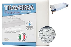 BABYTOOLS Traversa Impermeabile Letto Singolo (100% MADE IN ITALY e OEKO-TEX®), Traverse Letto 110x140 Cm Lavabile e Adatta Per Tutti I Materassi, Ideale Come Traverse Letto Anziani