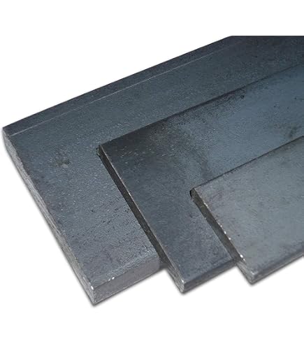 B&T METALL Tondino Acciaio ST 37 – 6 Pezzi Da 995 Mm, Ø 15 Mm, Nero Laminato, Per Costruzioni E Ingegno