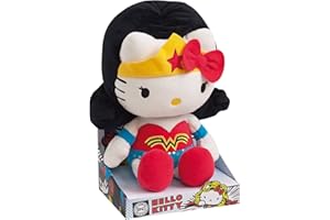 Jemini Hello Kitty 022790 pluszowa figurka "Wonder Woman" DC Comics Super Heroes, 27 cm