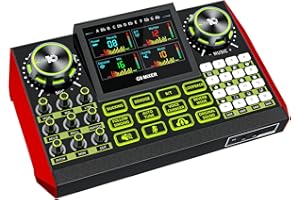 NECULOGY G9 Podcast Equipment Bundle Tiktok Video Content Creator Kit, Audio Interface DJ Mixer Sound Card/Board Condenser Microphone for Studio Smartphone/PC/Laptop Broadcast Recording/Live Streaming