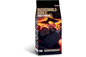 Enders carbon vegetal barbacoa de madera de haya - Carbón vegetal barbacoa para asar con poco humo y grano especial - Carbon para barbacoa de carbon Aurora #1383