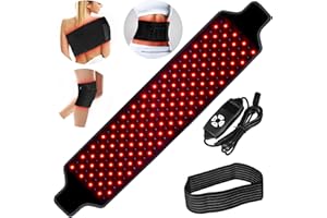 ROEDAX-HAO Red Light Belt, 660nm and 850nm Red Light Wrap with Timer Setting, Red Lamp