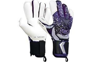 GK Saver Football Goalkeeper Gloves - MODESTY Series | Professional Soccer Goalie Gloves with Anti-Slip Palm and Removable Savefingers | Sizes 6-11