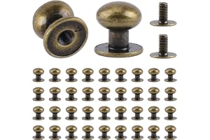 MOROBOR Mini låddrag, 36 st små knoppar för smyckeskrin, ett hålsknopp med skruvar, metall, runda miniknoppar för spegel, gar