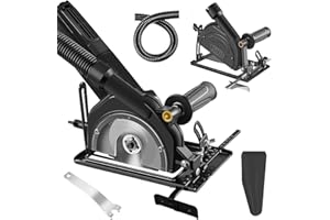 BECHOANIGEL 100-125 mm Soporte para Amoladora Angular Soporte Separador para Amoladora angular ángulo Ajustable 0-45 ° Profundidad de Corte 0~40 mm Carro Guía Amoladora Angular Soporte Universal Fijo