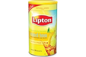 Lipton Lemon Flavor Sugar Sweetened Iced Tea Mix 38 Quarts