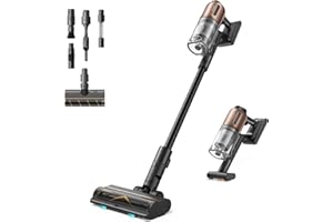 DREAME Z20 Aspirapolvere Senza Fili, Aspirazione da 25,000PA/250 AW, Tempo Massimo di Funzionamento 90 Min, Filtrazione HEPA H14, Rivelazione Della Polvere,Regolazione Automatica dell'aspirazione