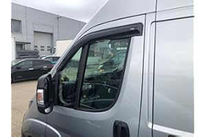 GENERIC Wind Rain Smoke Deflector Sunplex 2 Pieces FOR FIAT DUCATO, CITROEN RELAY, PEUGEOT BOXER (2006 Onwards)