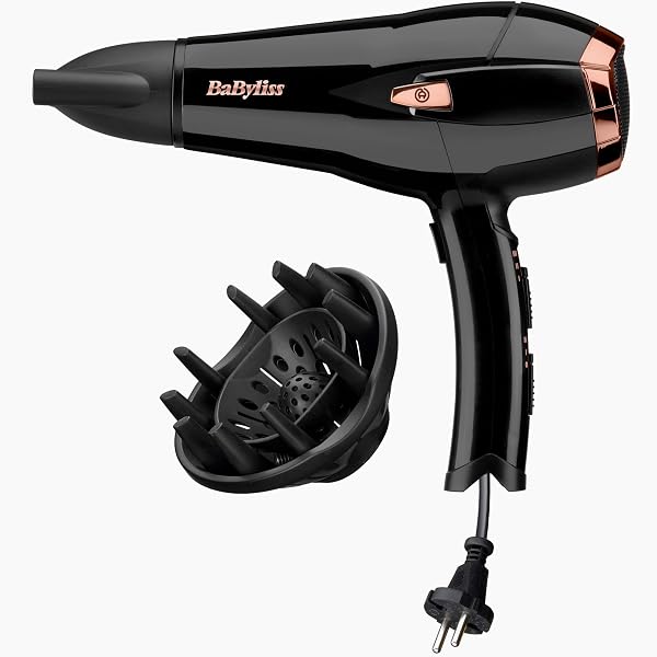 WAHL Power Shine Haartrockner – 2000 Watt, 3 Hitzestufen, Cool Shot, Mit Diffusor Für Locken & Schnelles Trocknen