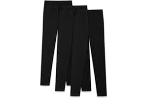 ORIGINAL BASICS 1/2/3 Pack Mädchen Leggings Baumwolle Lang Blickdicht