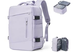 SZLX Mochila Viaje Cabina Avion 40x20x25 Mujer Ryanair Maleta de Cabina Pequeña Mochila Bolsa de Viaje Equipaje de Mano 45x36x20 Easyjet Cabin Bag Mochila Portatil 14 Pulgadas Impermeable Hombre