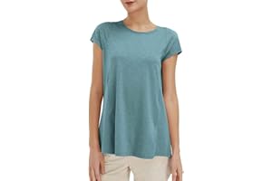 SPECIALMAGIC Women's Yoga Gym Workout Top Loose Fit, Quick Dry Sports Top Running Sports T-Shirt, Baggy Yoga Top T-Shirts for Women