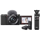 Sony Alpha ZV-E10 | APS-C spiegellose Vlog-Kamera (schwenkbarer Bildschirm für Vlogging, 4K-Video, Echtzeit-Augen-Autofokus)