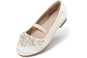 DREAM PAIRS Girl's Toddler/Little Kid/Big Kid Aurora-03 Mary Jane Ballerina Flat Shoes