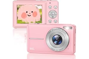 VAHOIALD Digitalkamera, 1080P 44MP Fotokamera 16X Zoom Fotoapparat Kleine Kamera für Teens