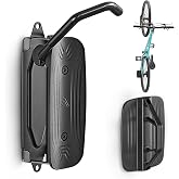 MonTEK Swivel Wall Hooks Bicycle Max Load 30 kg | Bicycle Hanging Wall Mount,Mountain Bike Wall Hook,Vertical Bracket,Rotatio