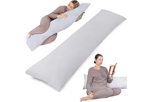‎TOTSY BABY Totsy Baby Seitenschläferkissen Schwangerschaftskissen 40x145 cm - Kuschelkissen Schlafkissen Pregnancy Pillow Stillkissen Kissen mit Bezug für Seitenschläfer und Erwachsene Oeko-Tex