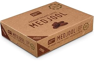 MEDJOOL PLUS Israel Spezialitäten | 5kg 100% BIO-Medjoul-Datteln JUMBO | Aktuelle Ernte