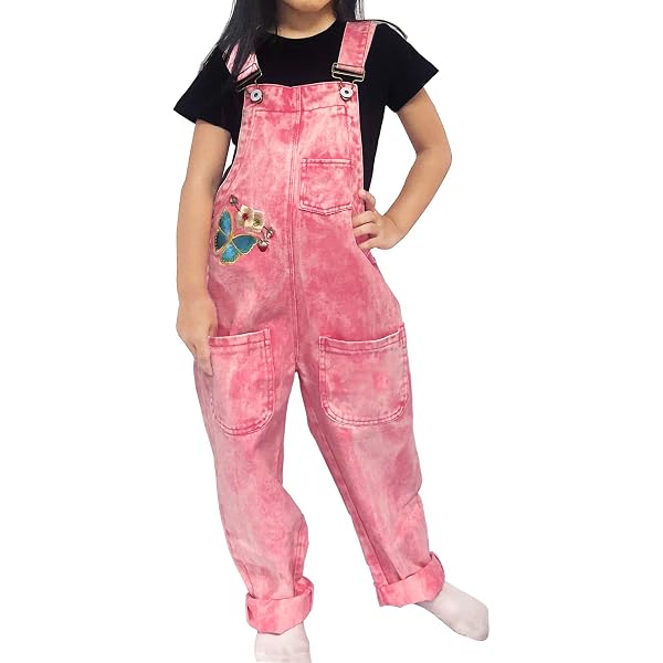 Salopette Décontractée Fille - Pantalon Large Ample Tendance Printemps Été Automne - Style Détachable