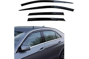 AUTO CLOVER Autoclover - Juego de deflectores de viento para Mercedes Clase E W212 2009-2016 (4 piezas)