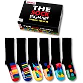 United Oddsocks The Sock Exchange - Kutu 6 Erkek Tek &Ccedil;orap - Birleşik Krallık 6-11, EUR 39-46 6