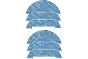 Fantisi 6 Tücher Ersatztuch kompatibel mit Zaco A9s Saugroboter, passend für Zaco 501927