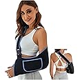 Excefore Adjustable Arm Sling for Shoulder Support, Comfortable Immobilizer for Rotator Cuff Injuries, Fits Left and Right Arm, Ideal for Men and Women Recovery