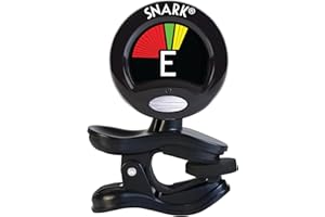 Snark SN5X Clip-On Guitar, Bass & Violin Tuner - Black | Fast & Accurate Chromatic Tuning | Rotating Display | Battery Included