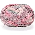 Zituop Chunky Knit Chenille Yarn for Hand Knitting Blankets, Super Soft Big Jumbo Blanket Yarn (Mixed Sakura)
