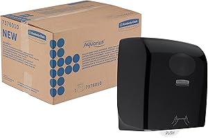 K-C PROFESSIONAL Aquarius, 7376, Rollenhandtuchspender, Schwarz, 1 x 1 Spender