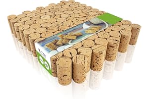 MCE-Commerce Lot de 100 lièges,boûchons vin, boûchons naturels pour bricoler et décorer, Diamètre: 2,5 cm, Longueur: 4,5 cm