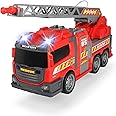 DICKIE 203308371 Fire Brigade 36 cm Running Light + Sound Ladder Pump