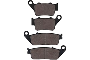 SOLLON Pastiglie freno anteriore e posteriore per Yamaha WR 125 X Supermoto 2008-2018, WR 125 R 2009-2015, XC 125 R Majesty S 125 2015