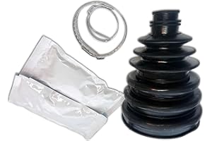 DS DRIVE SHAFTS CV Boot Kit Drive Shaft Universal Fit With Metal Clamps And Grease