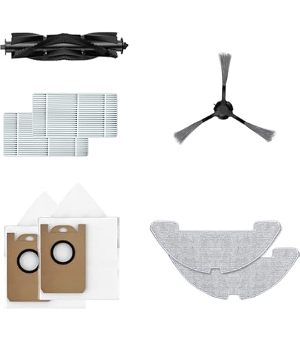 Vervangende zakken voor Airzeen Q10 Pro Robotstofzuiger 2 5L, 4/10