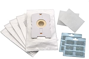 FSPRODUKTE Juego de 24 piezas adecuado para Vorwerk Kobold VT 265 270 300 VT265 VT270 VT300 de fieltro con capa de filtro HEPA de repuesto, 10 bolsas, 2 filtros y 12 bloques aromáticos