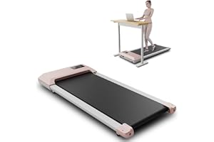 SupeRun Walking Pad, Under Desk Treadmill, 1-6KM/H Treadmill for Home with Remote Control and LCD Display, Walking Treadmill Maximum Capacity 136 Kg, Installation Free