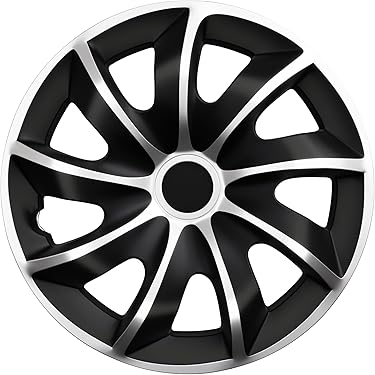 Auto Radkappen Set 60mm - 8-teilig Mit Ventilkappen ABS Felgenkappen