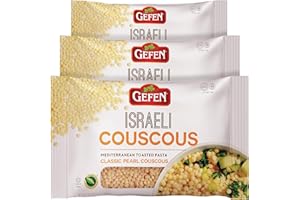 Gefen Israeli Classic Pearl Couscous, 250g (Pack of 3) All Natural Mediterranean Toasted Pasta
