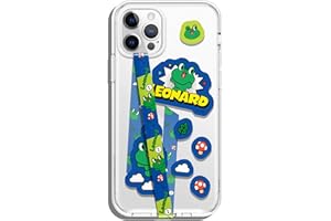 elago LINE Friends l Phone Strap with Stickers, Phone Loop, Phone Grip Compatible with All Smartphone Case, Compatible with MagSafe [Official Merchandise] (Leonard)