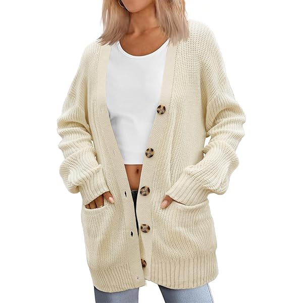 Cardigan à Capuche Femme Grande Taille Pull à Poche Simple Boutonnage Manteau à Manches Longues