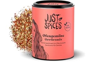 ‎JUST SPICES Just Spices Ofengemüse Gewürzmix I Hiermit hättest Du Gemüse schon als Kind geliebt I Gewürzdose, 50 g