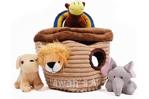 CHEWFFON Dog Toys, Interactive Hide and Seek Dog Toy, Boredom Relief, Mental Stimulation, Squeaky Chew Enrichment Toys for Small, Medium and Large Dogs