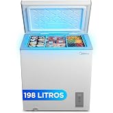 MIDEA Arcon Freezer Small 198L | Horizontal Freezer Convertible to Fridge with Inverter Motor, Electronic Temperature Control
