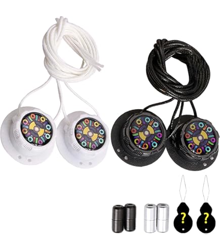 TELAIN Lot De 4 Lacets Automatiques à Fermeture Rotative - Aucune Installation Nécessaire - Pas De Nouage - Lacets Pour Baskets - Unisexe - Blanc