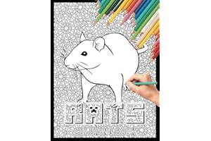 Rat Coloring Book: an Adult Coloring Book Featuring Fun and Relaxing Rats Designs, with Mandalas, Flowers, Patterns and So Much More. Perfect Rat Gift for Rat Lovers.