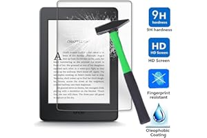 Kepuch Paquet de 2 Verre Trempé Protecteur d'écran pour Kindle Paperwhite 1 2 3 2012 2013 2015 2016/Kindle 2019 10th